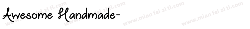 Awesome Handmade字体转换